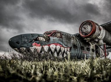Stratford-upon-Avon photography Long Marston Airfield’s aeroplane graveyard Percival Sea Prince
