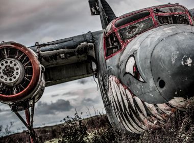 Stratford-upon-Avon photography Long Marston Airfield’s aeroplane graveyard Percival Sea Prince