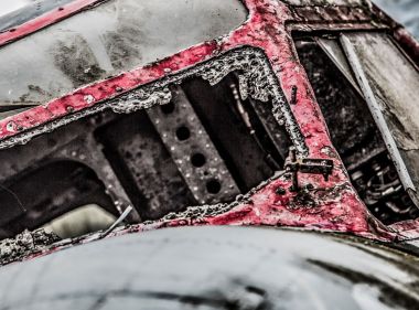 Stratford-upon-Avon photography Long Marston Airfield’s aeroplane graveyard Percival Sea Prince