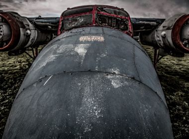 Stratford-upon-Avon photography Long Marston Airfield’s aeroplane graveyard Percival Sea Prince