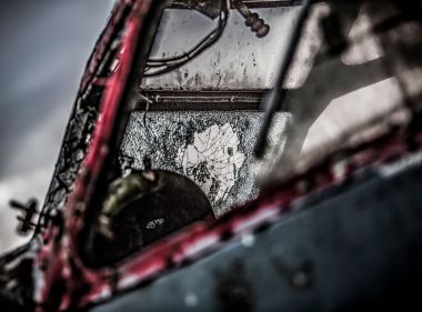 Stratford-upon-Avon photography Long Marston Airfield’s aeroplane graveyard Percival Sea Prince