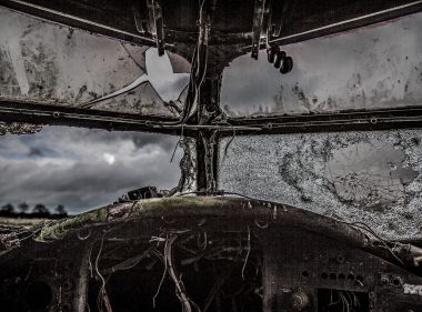 Stratford-upon-Avon photography Long Marston Airfield’s aeroplane graveyard Percival Sea Prince