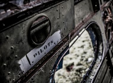 Stratford-upon-Avon photography Long Marston Airfield’s aeroplane graveyard Percival Sea Prince