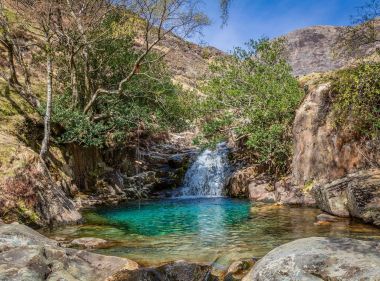 Landscape Photography, Clear, clear waters, wild swimming, North Wales, Snowdon via the Watkin Path